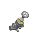 Válvula Acionamento Push Pull 3/2 Vias Botão Preto